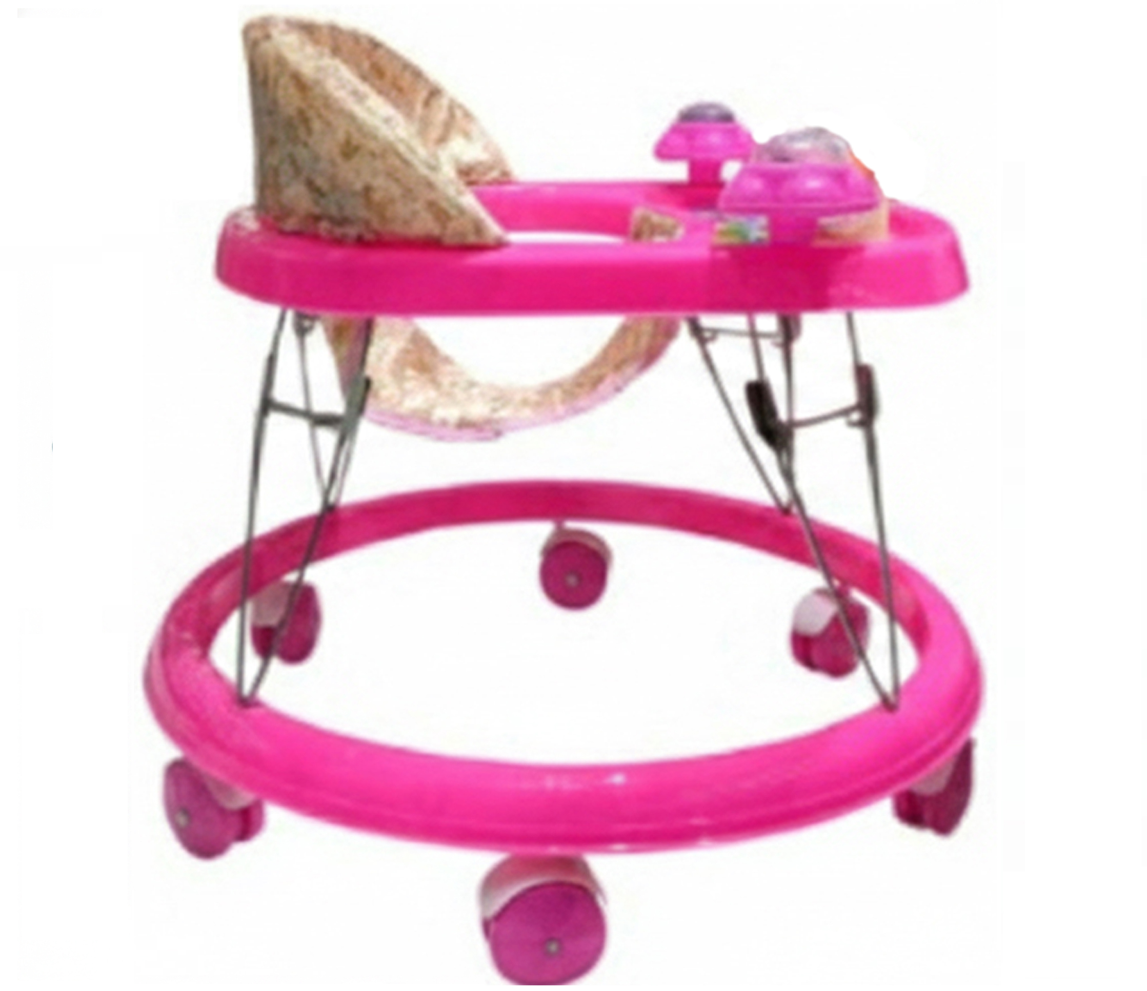 Angle Step First Baby Walker - Pink Angle Baby Walker – Pink (Without Music) - Image 1